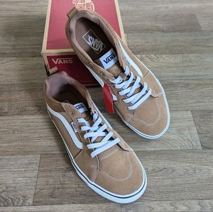 NIB Vans Filmore Sidewall Suede Tan Off The Wall Sneakers Size Men 11
